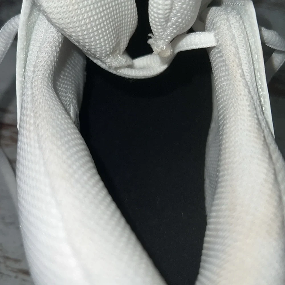 Men’s Nike Alpha Menace White/Black Alpha Cleats Size 11.5